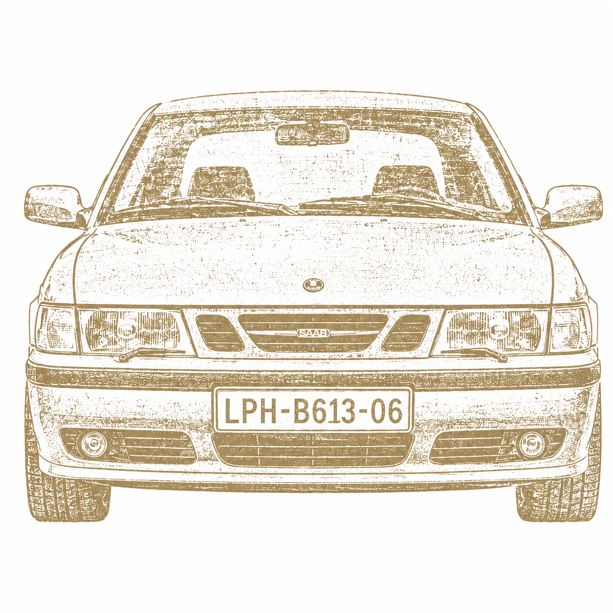 LPH-B613-06 사브 자동차 스탬프