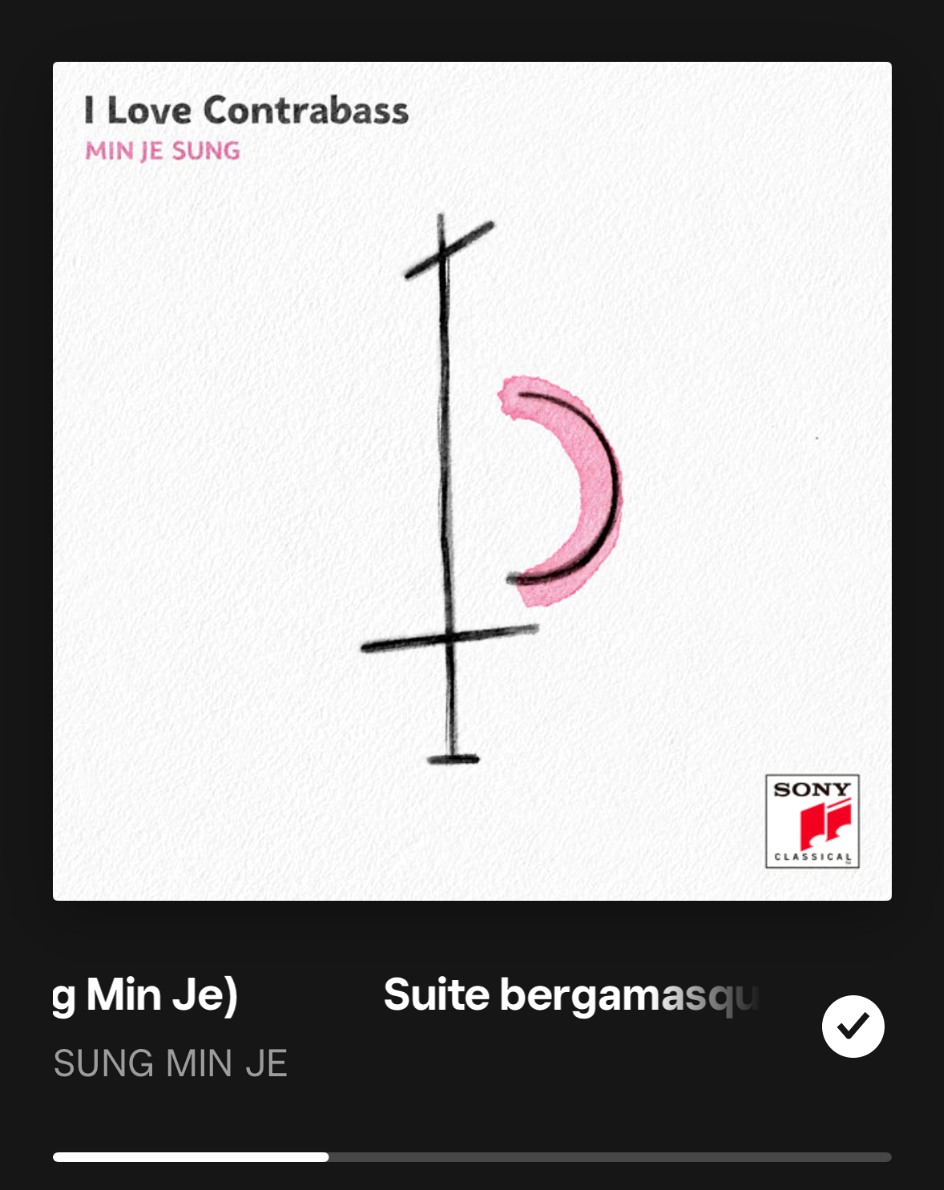Min Je Sung의 I Love Contrabass 앨범 화면